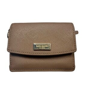 Kate Spade New York Saffiano Leather Trifold Wallet ID Window Card‎ Holder